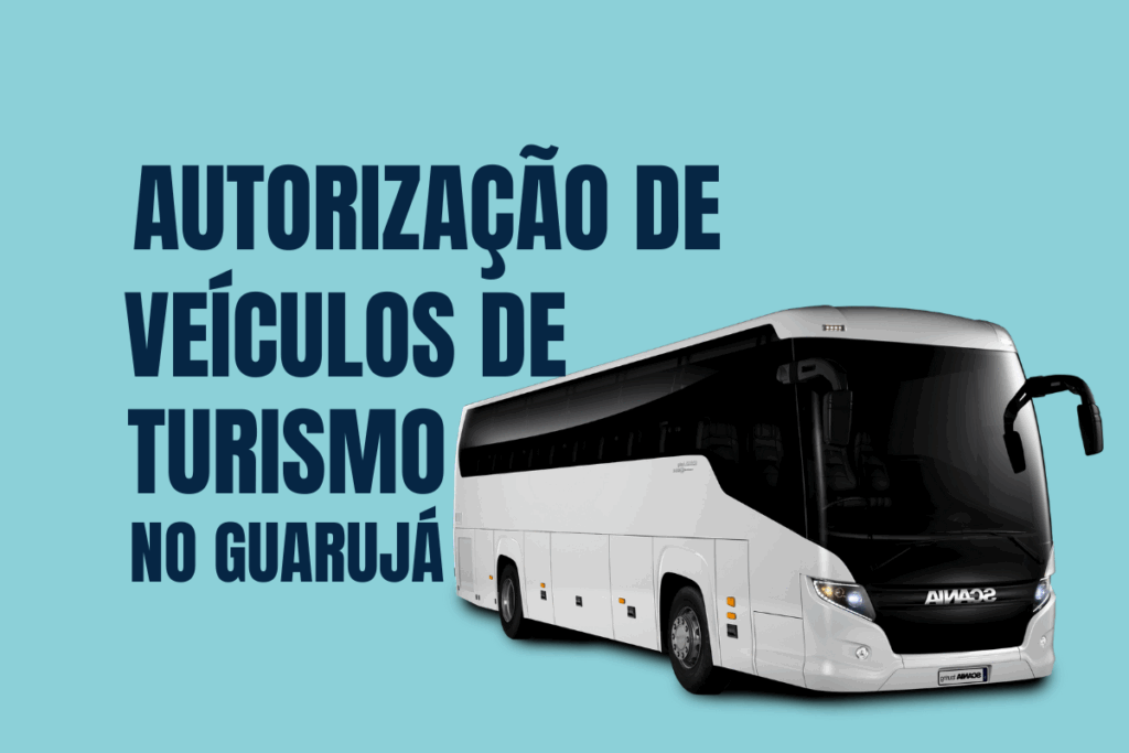 autorização de veículos de turismo no Guarujá