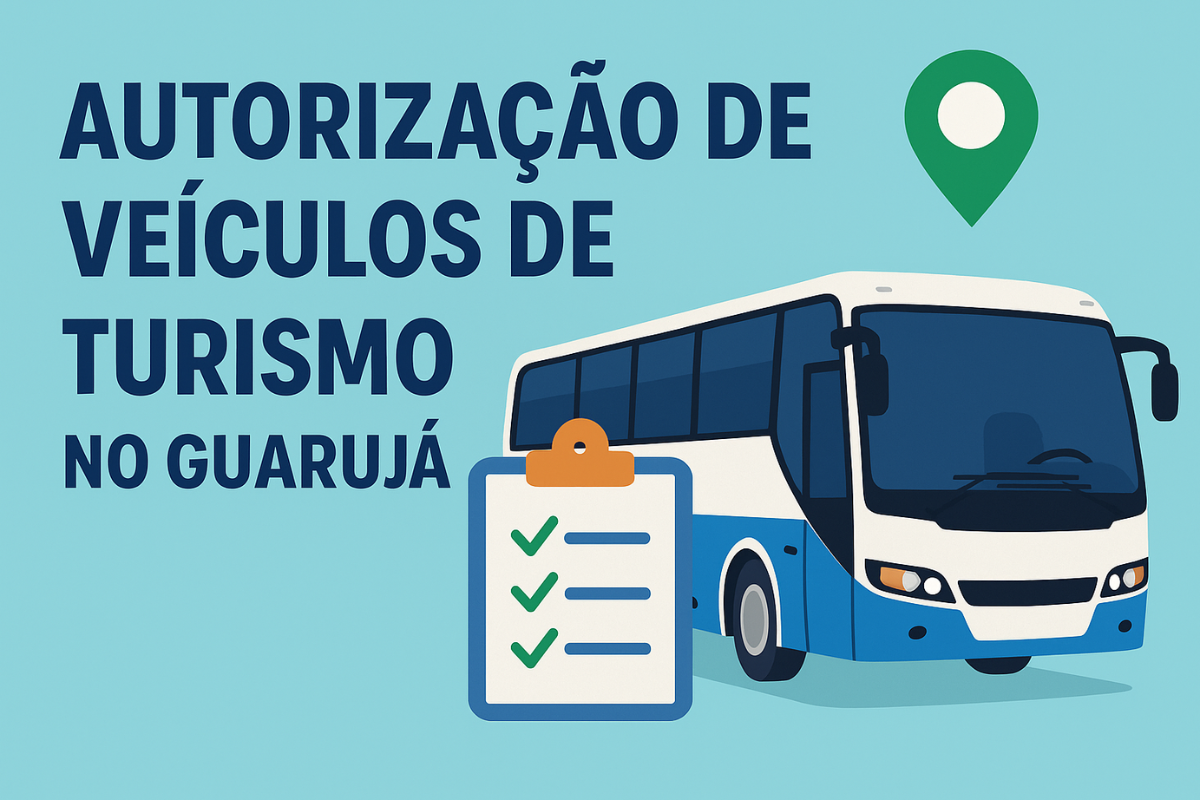 autorização de veículos de turismo no Guarujá