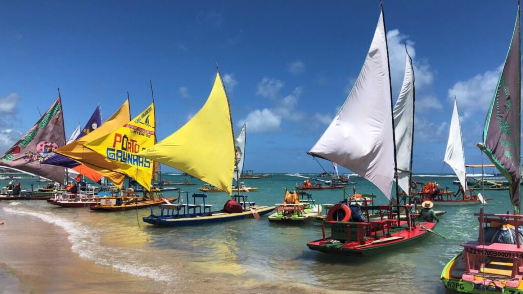 passeio de jangada em porto de galinhas